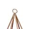 9" Artificial Succulent Arrangement In 4 Sided Copper Wire Frame